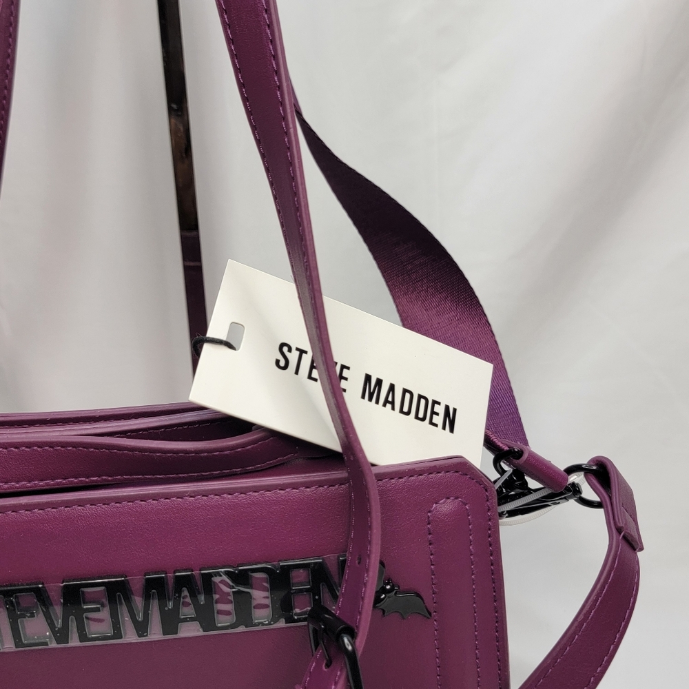 NEW W/ TAGS!! Steve Madden Plum Crossbody Bag - Picture 3 of 9